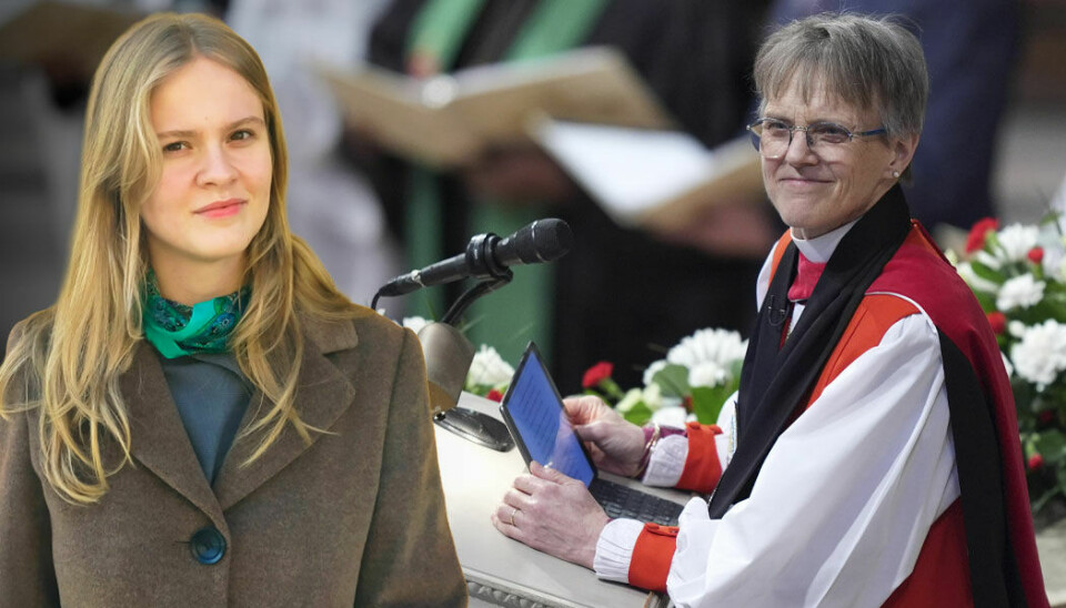 Biskop Mariann Edgar Budde predikade vid den nationella bönestunden i Washington National Cathedral efter installationen av president Donald Trump. Biskop Mariann Edgar Budde under nationella bönestunden i Washington National Cathedral efter installationen av president Donald Trump. Infälld bild på recensenten Edel Irén Lappin.