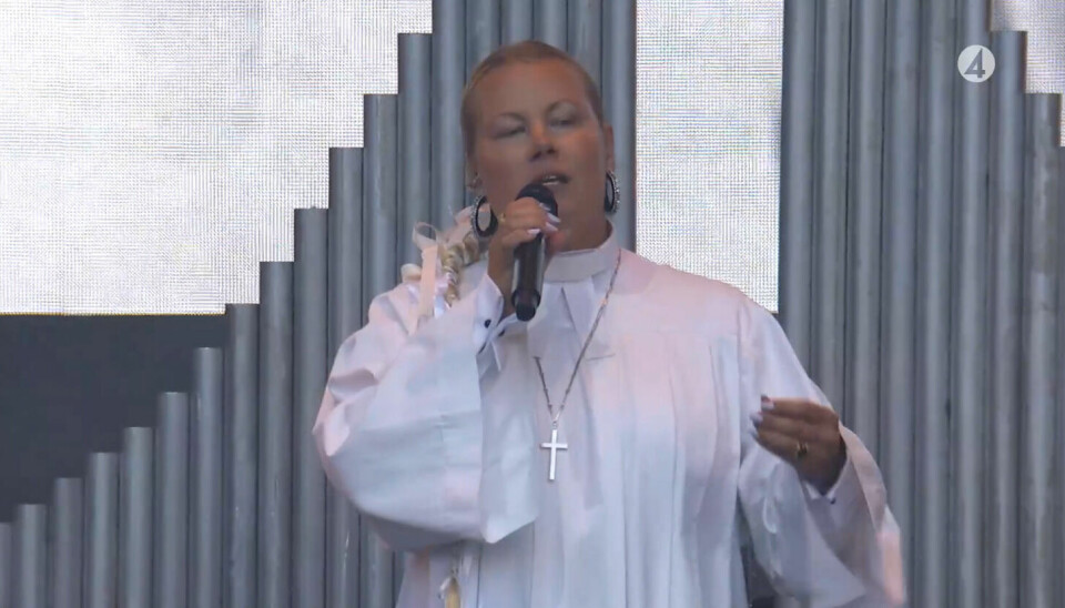 Predikan under Daniela Rathanas konsert på Way Out West i Göteborg den 9 augusti 2025. Predikan under Daniela Rathanas konsert på Way Out West i Göteborg den 9 augusti 2025.