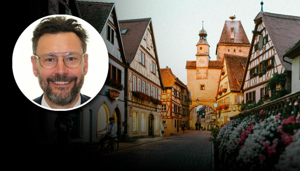 Ett Europa som inte vågar förändras blir lätt en spegling av sig själv – utan framtid, skriver Patrik Stålgren. Bilden: Rothenburg ob der Tauber, Tyskland. Rothenburg ob der Tauber, Tyskland. Infälld bild på debattören Patrik Stålgren.