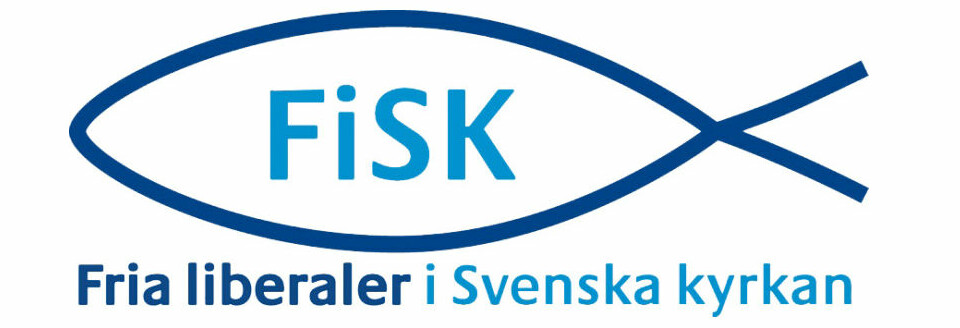 Fria liberaler i Svenska kyrkan (Fisk), logga Fria liberaler i Svenska kyrkan (Fisk), logga