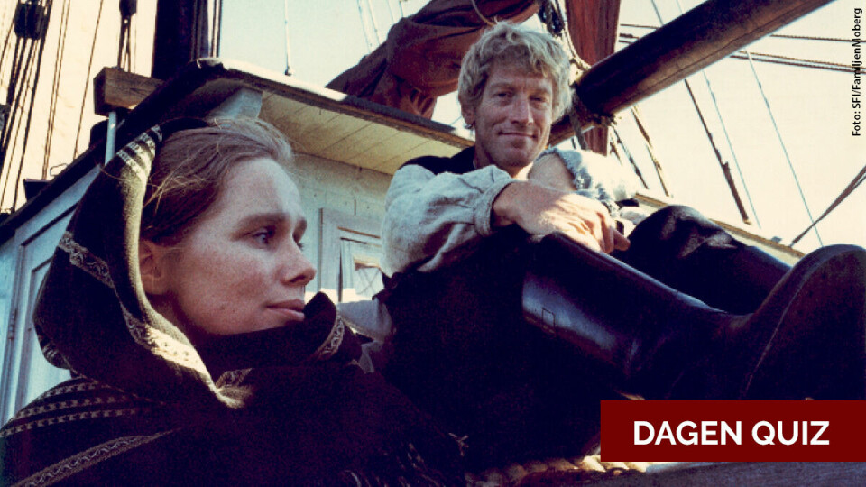 Bild från Utvandrarna till quiz om Kulturkanonen.