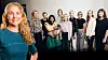 Carin Dernulf, Hanna Wärlegård Lisa Fredlund, Maria Ledstam, Jenny Petersson, Anna-Carin Abrahamsson, Anna-Lena Thoursie, Åsa Molin och Charlotte Höglund. Infälld bild på recensenten Malina Abrahamsson.