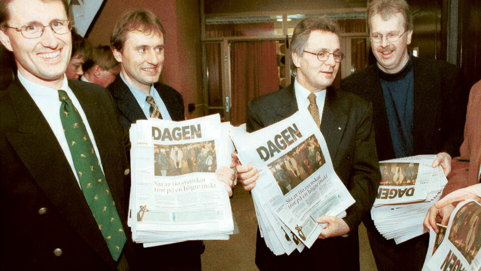 1990-talet: Stora förändringar när Dagen hamnade i djup kris