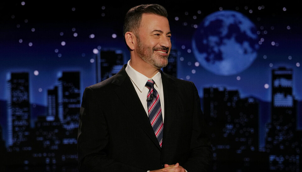 Programledaren Jimmy Kimmel återvände till sitt tv-program i tisdags.