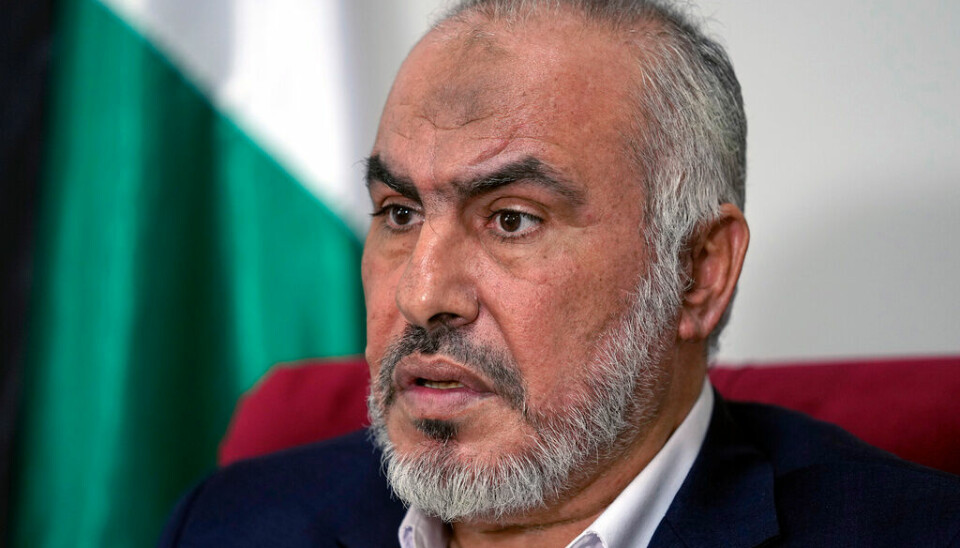 Ghazi Hamad säger i en intervju med CNN att den terroriststämplade rörelsen Hamas inte ångrar attacken mot Israel den 7 oktober 2023. Arkivbild.