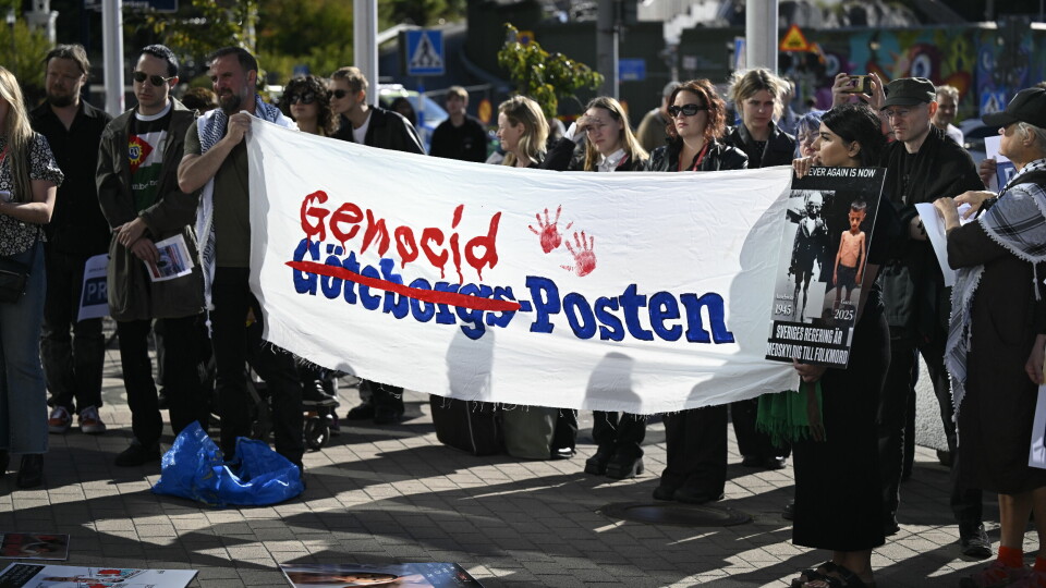 Demonstranterna hänger ut svenska journalister precis som NMR