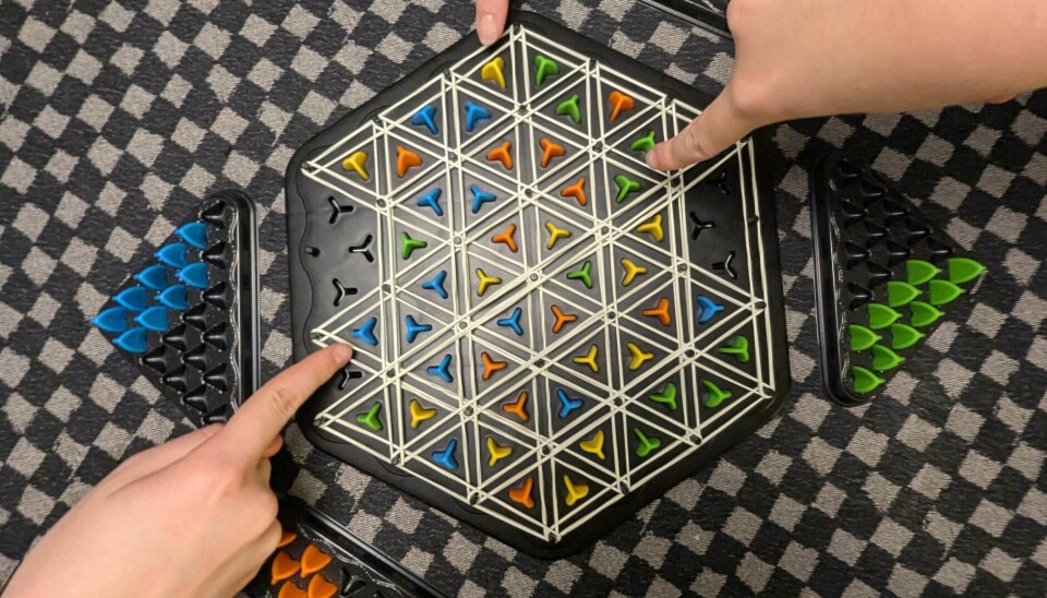 Brädspelet Triggle. Brädspelet Triggle.